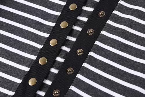 Richcoco Women'S Button Down Cardigan Long Sleeve Tops Shirts Outwear Solid Knit Ribbed Open Front Cardigan Sweaters  thumb #5