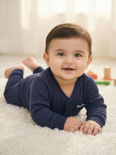 Image of Top and Pyjama Set Thermal for Unisex Baby