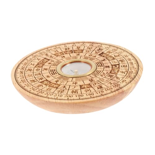 Brújula Feng Shui de Madera Duradera y Portátil miniatura 1