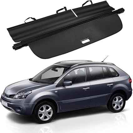 Auto versenkbare hinteren Kofferraum Paket Regal Cargo Covers per Renault Koleos 2009 2018, Gepäck Vorhang Privatsphäre schützendes Zubehör