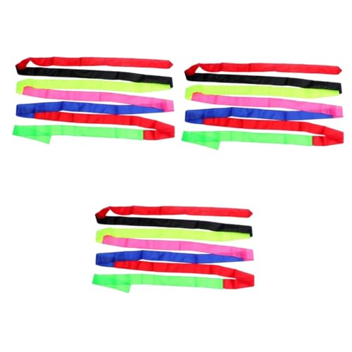 CORHAD 3pcs 10m Kite Tail Streamer Tail Long Rainbow Ribbon Kite Accessories Floating