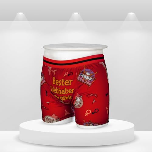 Tiwoca Boxershorts mit frechem Spruch – Unterhosen Einheitsgröße als lustige Geschenke für Männer – ob als Geburtstagsgeschenk Mann, Boyfriend Gift, Kollegen Geschenk