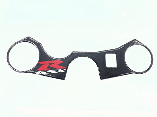 Carbon 3D Sticker Decal Emblem Protector Top Clamp Triple Tree Pad for Suzuki GSXR 600 750 2006-2016