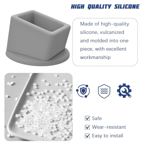 Image of Bittwee Seat Belt Buckle Holder Car Seatbelt Fixer, Grey | Silicone construction, soft contact feel, anti-slip surface, easy daily access, auto accessories