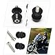 Motorrad 8 MM CNC Schwinge Spulen Motorrad Bobbins Montageständer Schwingenadapter Ständer Bobbins Schwingenadapter Ständer M8 Aluminiumlegierung Geeignet für meisten 8 mm Gewindeschwinge 2 Stücke