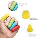 uxcell 10Pcs Rubber Fingers Tips Finger Protectors Silicone Finger Cots Thimble Fingers Covers Gloves Sleeves for Home Office Desktop Accessories Guitar 3 Sizes Yellow
