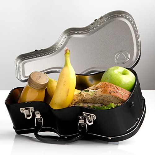 Suck Uk | Guitar Lunch Box | Kids Lunch Bag & Novelty Food Containers For School | Kids Lunch Accessories & Metal Snack Containers | Tin Lunch Box & Bento Box Alternative | Toddler Lunch Box #TOP2