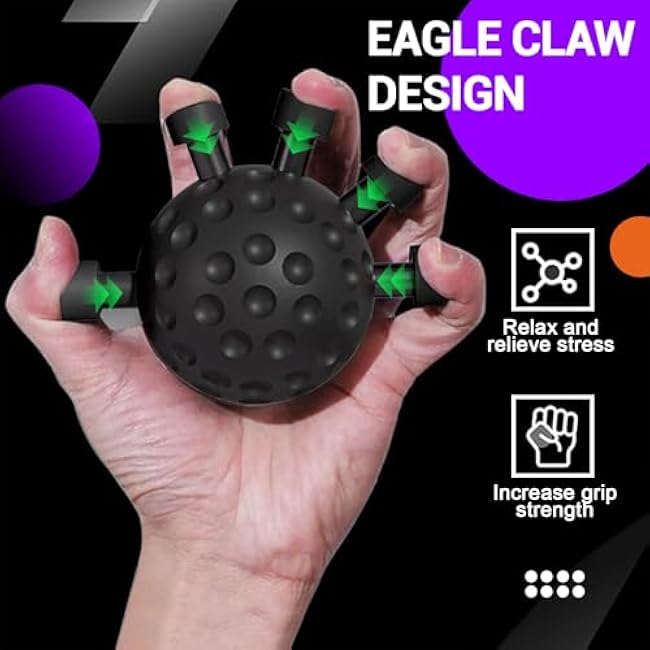 Finger Grip Strengthener Hand Grip Strengthener Finger Exerciser Finger Grip Strength Trainer Finger Exercise Gripper Tool Finger Exerciser Gripper