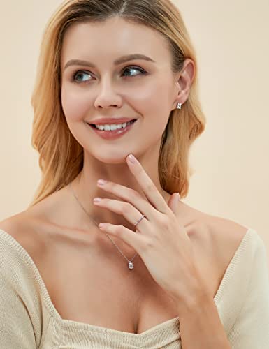 Eamti 2Mm 925 Sterling Silver Gold Wedding Band Cubic Zirconia Half Eternity Stackable Engagement Ring Size 7 #TOP4