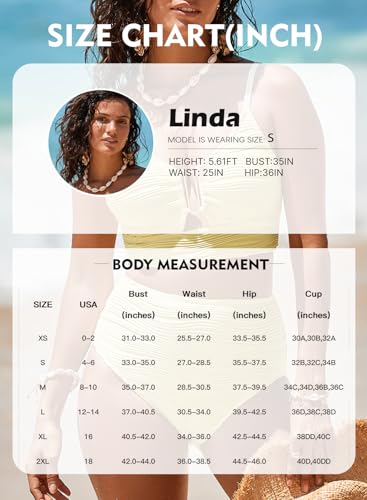 Image of Herseas 2 Piece Bikini Set U-Wire Cutout Popular Swimsuit High Waisted Textured 2026 Summer Beach Swim Bathing Suits