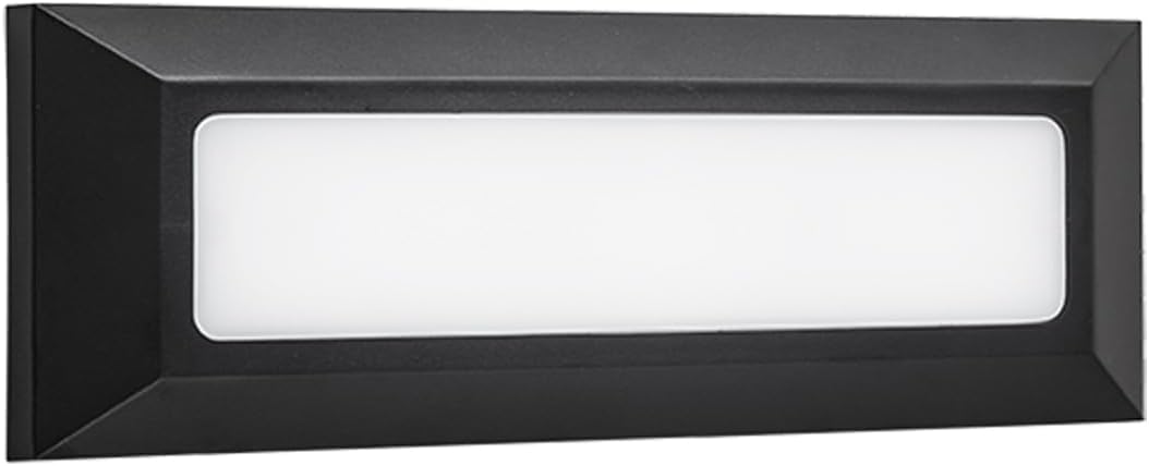 ZONK LED Step Lights 110V-240V Line Voltage, 3W 4000K Non-dimmable Waterproof IP65 Outdoor Stair Lights for House (1 Pack)