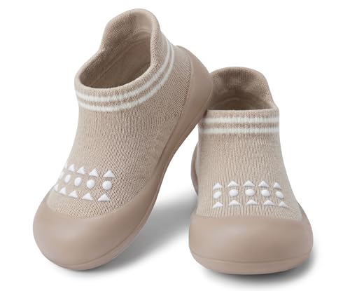 Dookeh Baby-Sockenschuhe für Jungen & Mädchen, Weiche Sohle Babyschuhe zum...