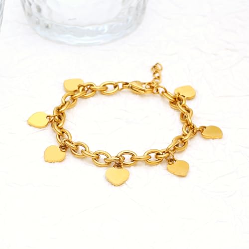 Gold Bracelets for Women Charm Bracelets for Women Stainless Steel Bracelets Jewelry Gift3