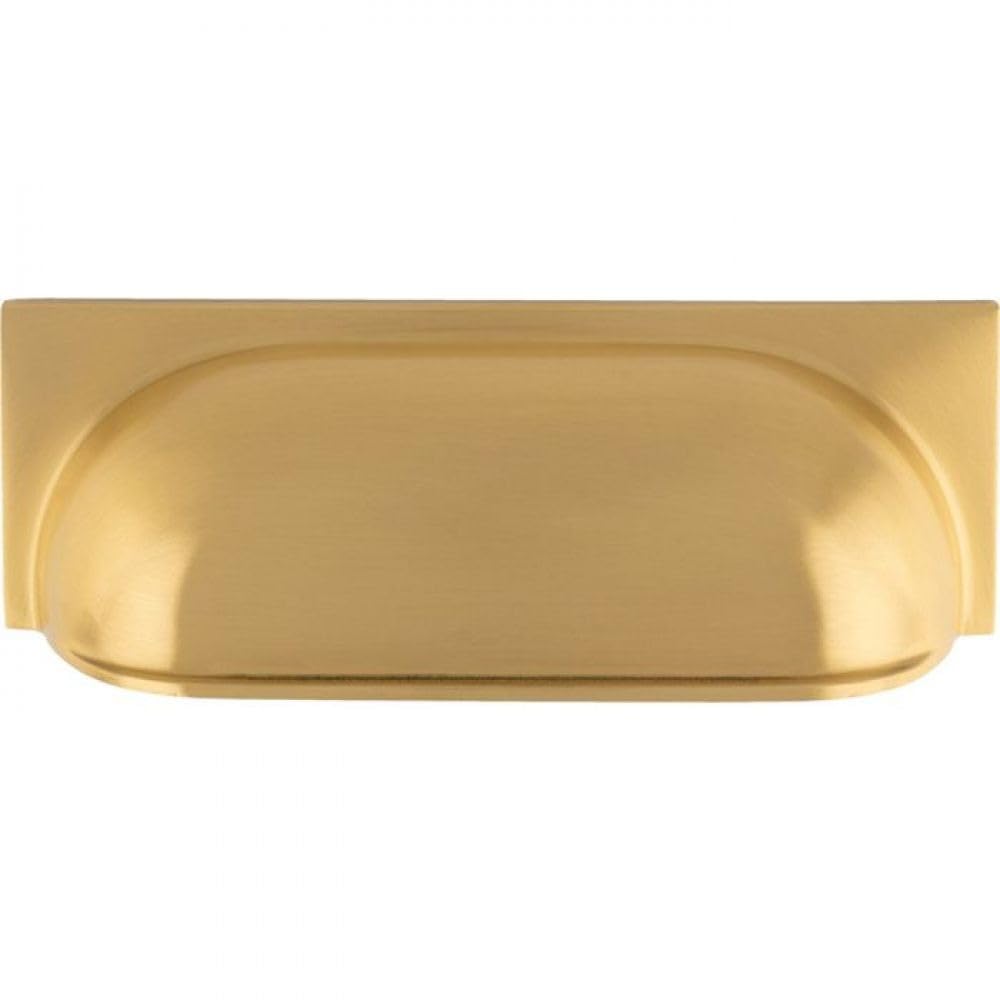Carlisle Brass Satin Brass Harmonise Warwick Cup Pull Handle 96Mm (Satin Brass)