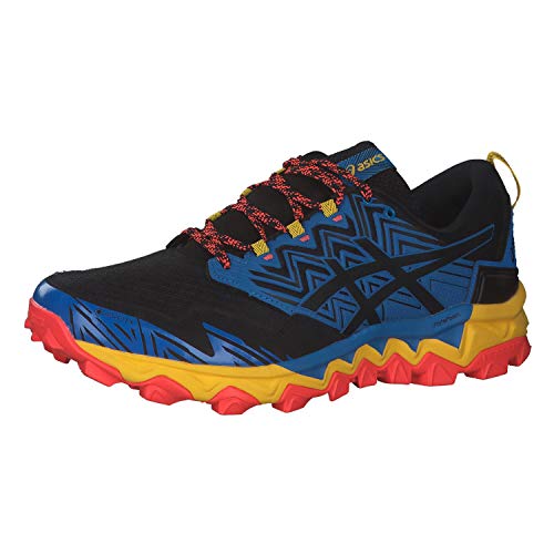 ASICS Mens Gel-Fujitrabuco 8 G-TX Running Shoe, Directoire Blue/Black,44.5 EU