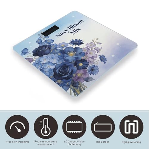 Báscula Digital Navy Bloom Mix Alta Precisión 180kg miniatura 3
