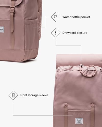 Image of Herschel Retreat Backpack, Ash Rose, Standard - 23L