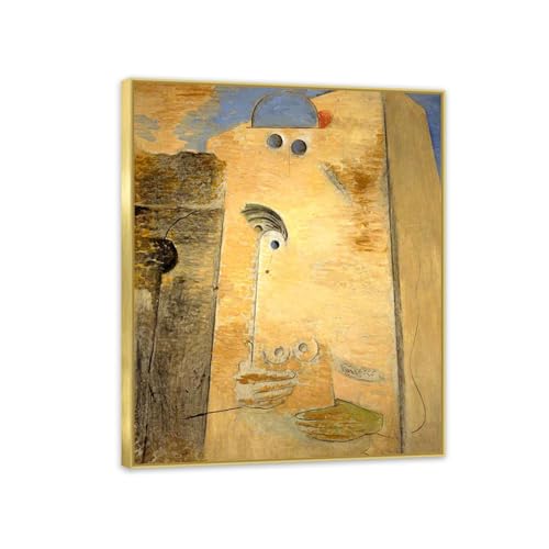 Impression sur toile Max Ernst Le grand amant pour décorer un salon moderne 70x60cm