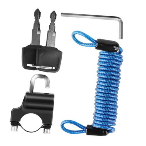 Abaodam アルミ合製ヘルメットロック バイク 自転車用 防盗セキュリティロック 軽量コンパクト設計 耐久性に優れ多様なヘルメット対応 ツー