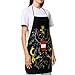 QIPVEKR Austrian Coat of Arms Flag Aprons For Women With Pockets, Adjustable Waterproof Kitchen Apron for Cooking, Baking & BBQ