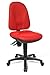 Topstar Point 35, Bürostuhl, Schreibtischstuhl, Rückenlehne höhenverstellbar, Bezugsstoff rot