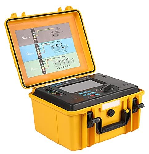 Earth Resistance Measurement Soil Resistivity Meter with Earth Resistance Measurement Range 0Ω to 30kΩ Soil Resistivity Measurement Range 0Ωm to 9000kΩm Earth Voltage Range 0V to 600V