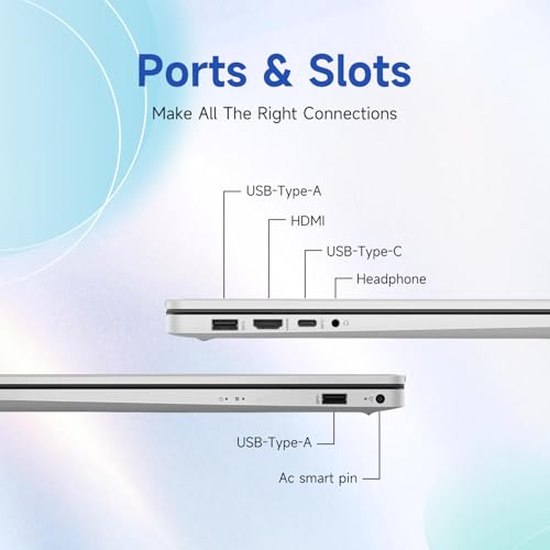 HP 17.3" Touchscreen Laptop, 8-Cores Intel Core i3-N305, 16GB RAM, 128GB eMMC + 1TB SSD, Numeric Keypad, Webcam, HDMI, Wi-Fi 6, Windows 11 Home, Silver - Image 7