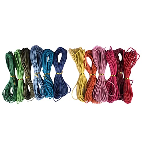 Cordon macramé de 2mm pour fabriquer des bijoux d'été colorés