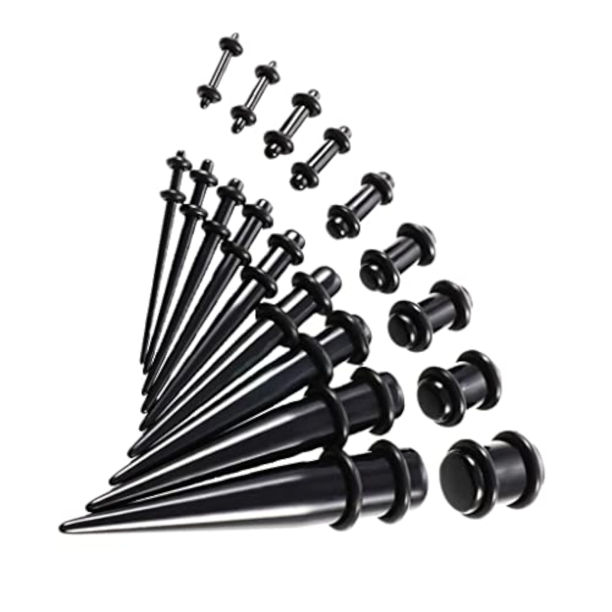 18 Pieces Ear Gauges Stretching Kit, Body Piercing