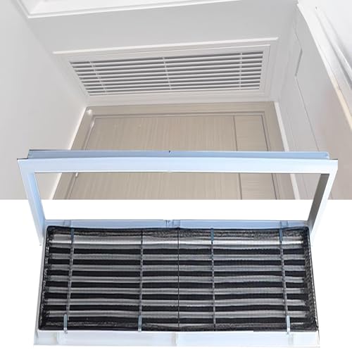 HDYZJQ Rejilla Ventilacion Rejilla de ventilación Decorativa de Aluminio con Rejilla de ventilación y Panel de Acceso Grande con Rejilla de ventilación.(24x130 cm (9.5 x 51.2 in))