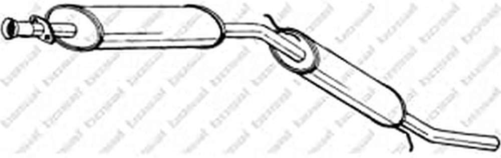 BOSAL Endschalldämpfer 281-643