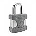 Kwikset 50MM SmartKey Padlock Standard Shackle in Satin Chrome