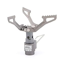 BRS Stufa a Gas Ultra Leggera di Soli 26 g, BRS-3000T Zaino da Campeggio all'aperto Piccola Stufa, in Lega di Titanio, Adatta a Campeggio, Picnic