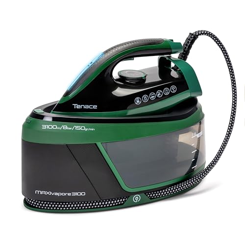 Centro de Planchado Maxivapore Tenace, 3100 W, 8 Bares, 150 g/min, Autolimpieza y Modo ECO, 2 L