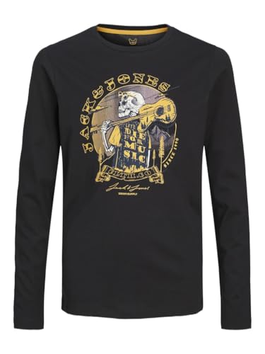 Jjskull Rock Tee Ls Crew Neck Jnr