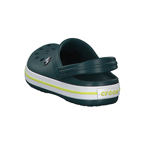 Image of Crocs Unisex-Child Crocband Clog K Evergreen Clogs-C11 (204537-375)