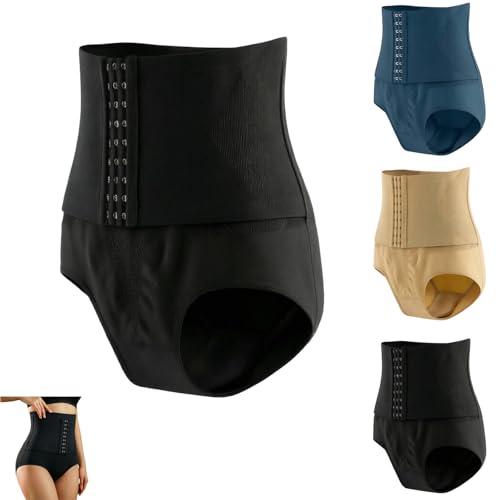 Pantalones Cortos termogénicos para Esculpir quemagrasas 4-En-1 Pantalones Cortos moldeadores de Cuerpo con Control de Barriga de Cintura Alta para Mujeres Pantalones de Yoga Bragas Moldeadoras