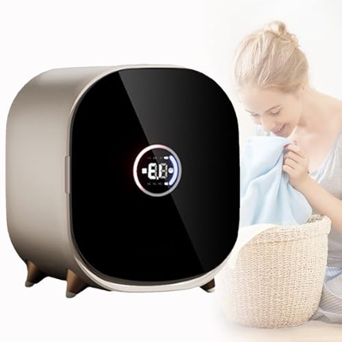 Spdazzleburst Piccola asciugatrice a sfiato, asciugatrice a condensazione Portatile, capacità 0,8 kg, per Uso su bancone o a Parete, compatta, Mini asciugatrice centrifuga