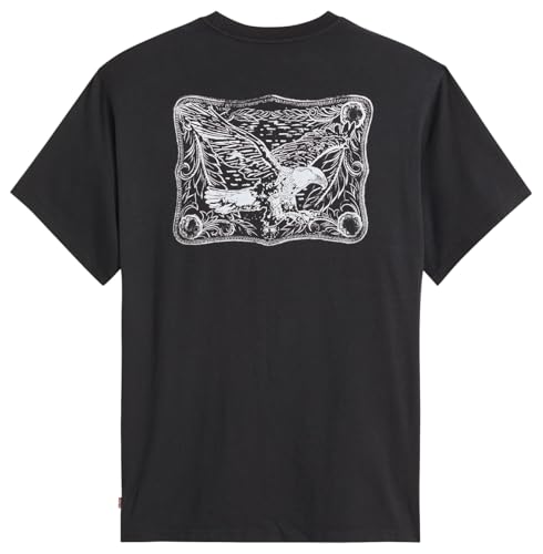 Ss Relaxed Fit Tee Eagle Buckle Jet Blac – Ansicht 5