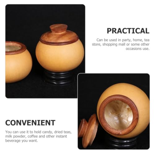 Tarro de té de madera de alta calidad con cierre hermético y diseño elegante 8