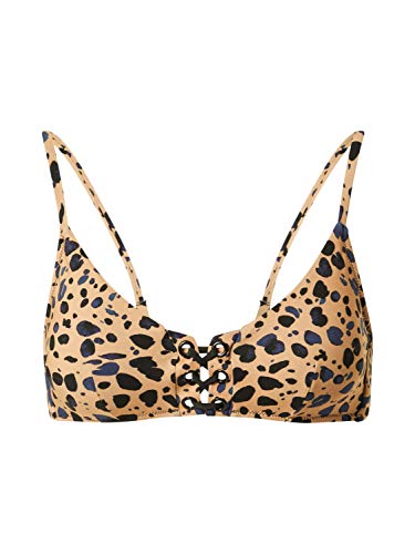 Bikini top triangle noir réglable pour femme