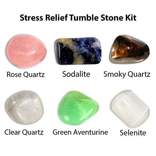 Image of Reiki Crystal Products Certified Natural Crystal Tumble Stone Kit | Multiple Crystal Stone Sets for Meditation, Reiki, Chakra & Spiritual Practices