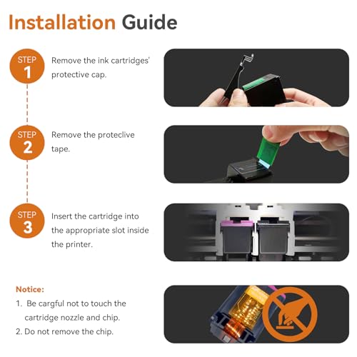 305XL Ink Cartridges Black and Colour Replacement for HP 305 Ink Cartridges for HP 305XL, Printer Ink 305 XL for DeskJet 2710e 2700 2720e 2800e 2820e 2810e 4120e Envy 6000 6020e 6032e 6010e 6030e - Image 6