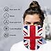 UWSG Fashion Bandanas Headwear Seamless Neck Gaiter Headwrap Balaclava (British Flag)