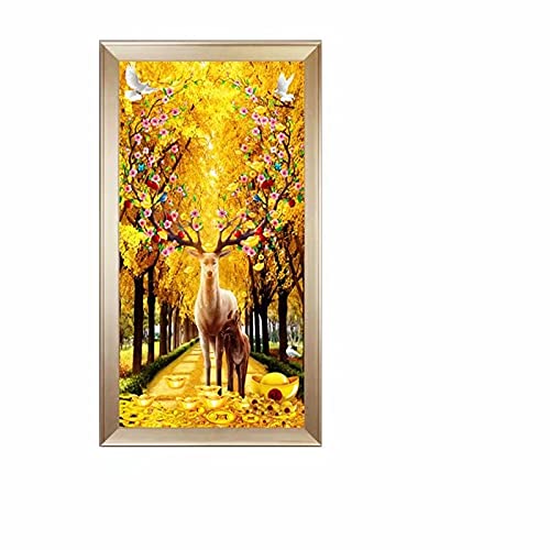 Kit broderie diamant 5D complet idée cadeau grand format loisir creatif adulte