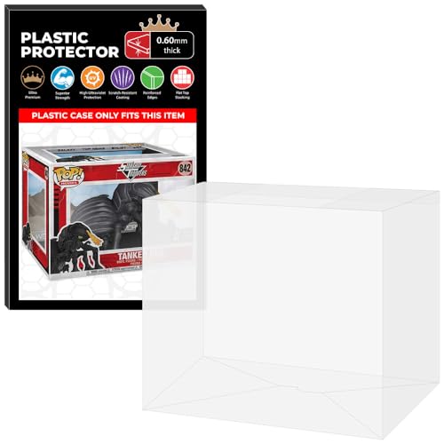 Display Geek, 1 x Plastic Pop Protector Only Compatible with 6 inch Tanker Bug ECCC #842 Funko Pop Box - Nothing Else fits