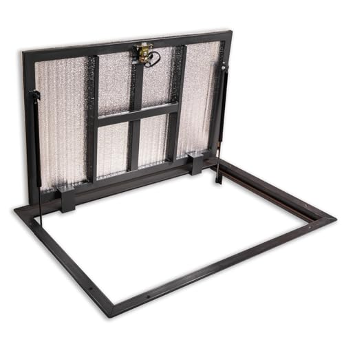 Trampilla Para el Suelo 700 mm x 1000 mm - Trampilla de Suelo - Tapa de Pozo - Pozo de Inspección - Las Juntas Especiales Protegen Contra la Humedad y Los Olores Extraños