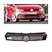ABS Front Bumper Grille Compatible For Volkswagen VW Polo 6R 2010-2013 GTI Style Honeycomb Mesh Center Grille(Sliver)