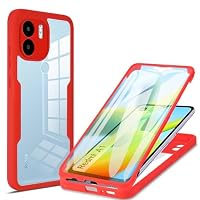 ILING Transparente Hülle Für Xiaomi Redmi A1/A2 – 360° Ganzkörper-Schutz Mit Integriertem Displayschutz In Lila