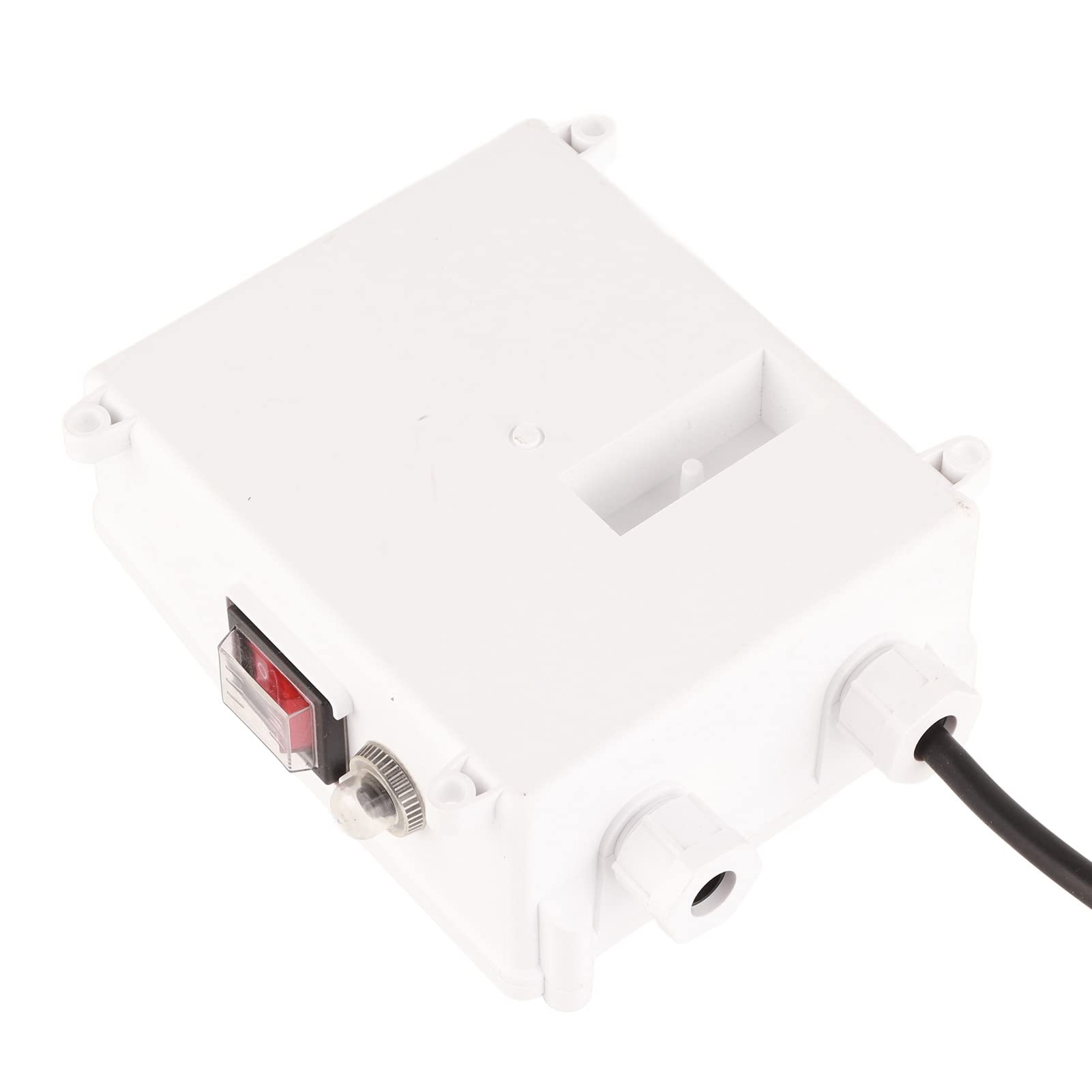 Scatola di Controllo della Pompa per Pozzi Profondi, Scatola di Controllo Esterna della Pompa Sommergibile Controller Interruttore Automatico di Protezione Termica (1100 W Spina